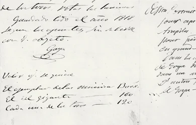 Brief des Künstlers